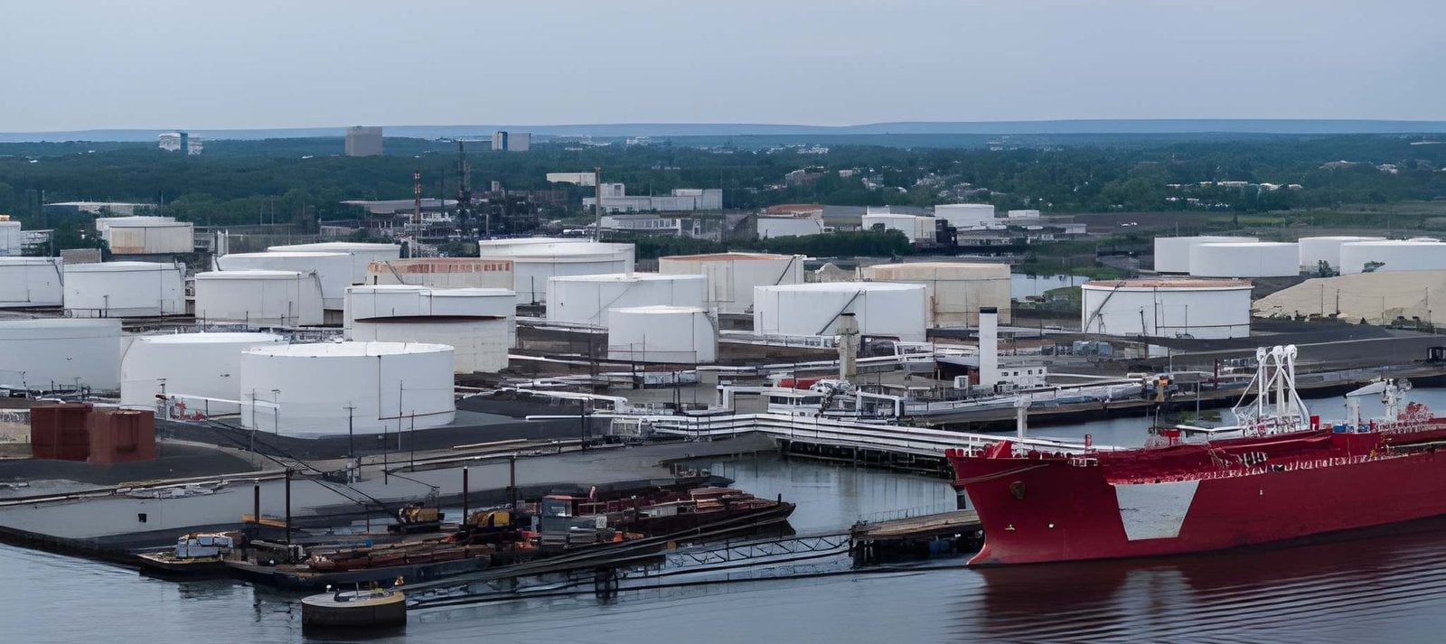 Modern marine terminal operations and industrial infrastructure